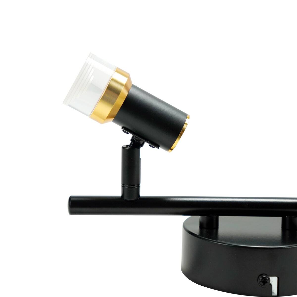 POCOline LED-Spot Giulia schwarz Kupfer B/H/L: ca. 12x8x24 cm 2 Brennstellen