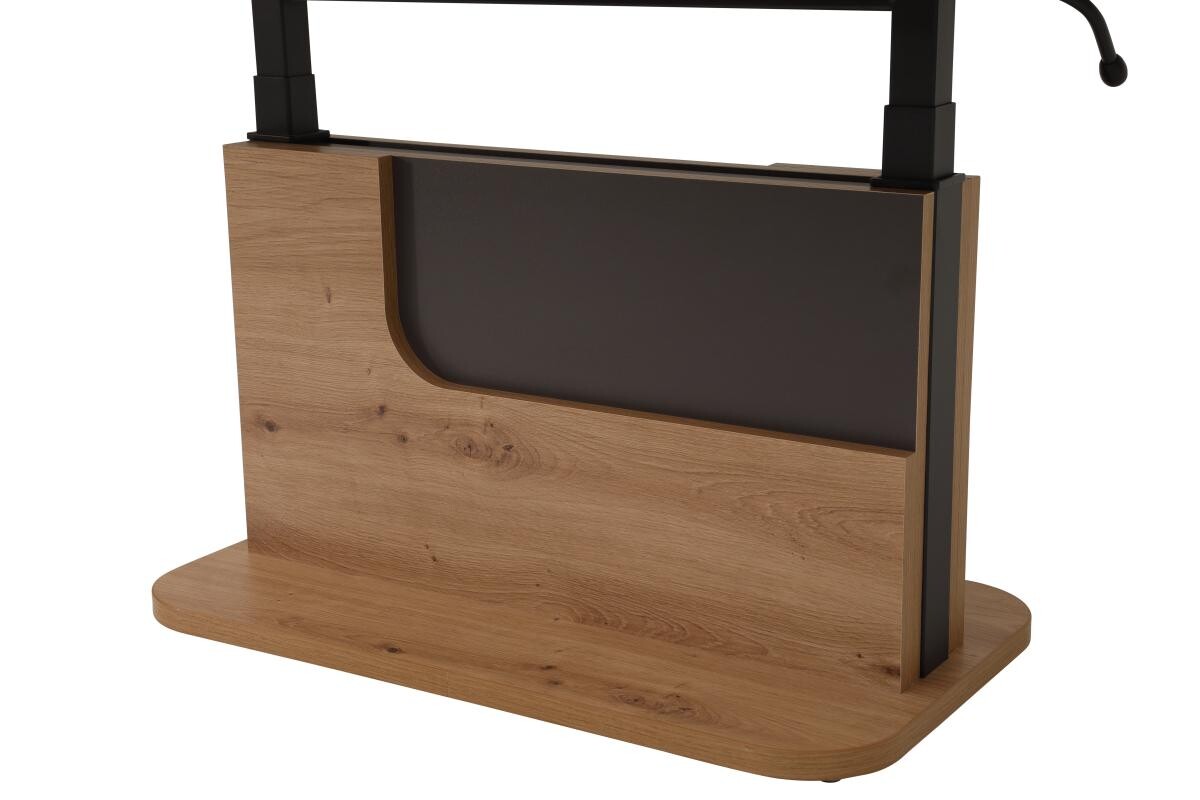 Couchtisch Herbert Eiche Artisan Nachbildung anthrazit B/H/T: ca. 110x58x70 cm