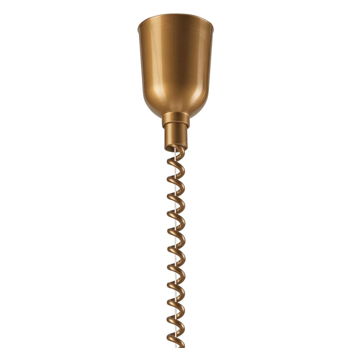 Lamkur Deckenleuchte gold Glas B/H/L: ca. 64x30x64 cm E27 1 Brennstellen