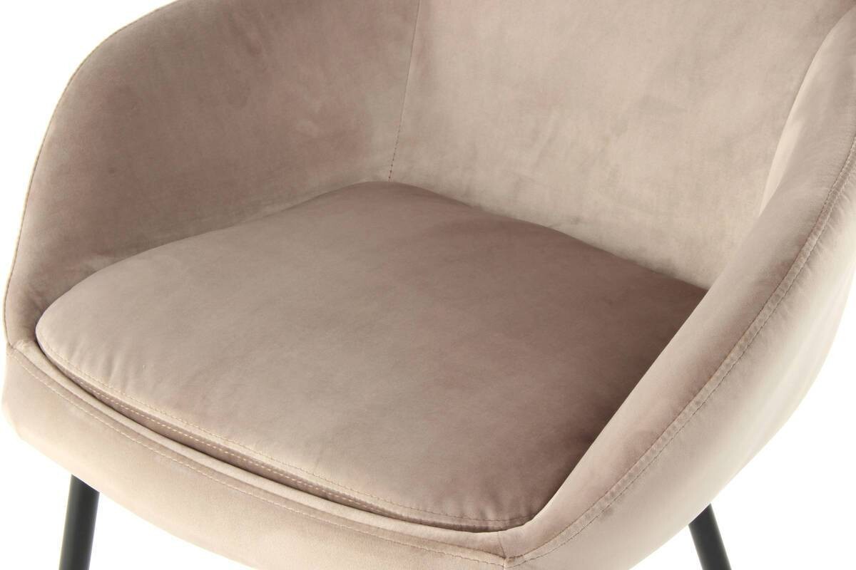 Stuhl Cobain 800 2er hellbraun Microfaser B/H/T: ca. 60,5x81x60 cm