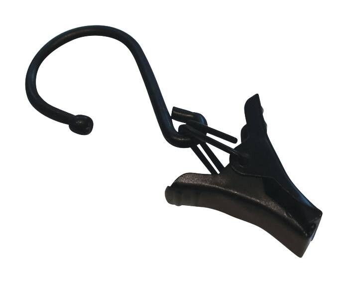 ondeco Seilklammer schwarz Metall