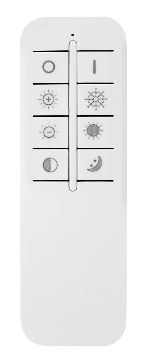 GLOBO Smarte Deckenleuchte 48005FSH-30 weiß Acryl H/D: ca. 13x50 cm