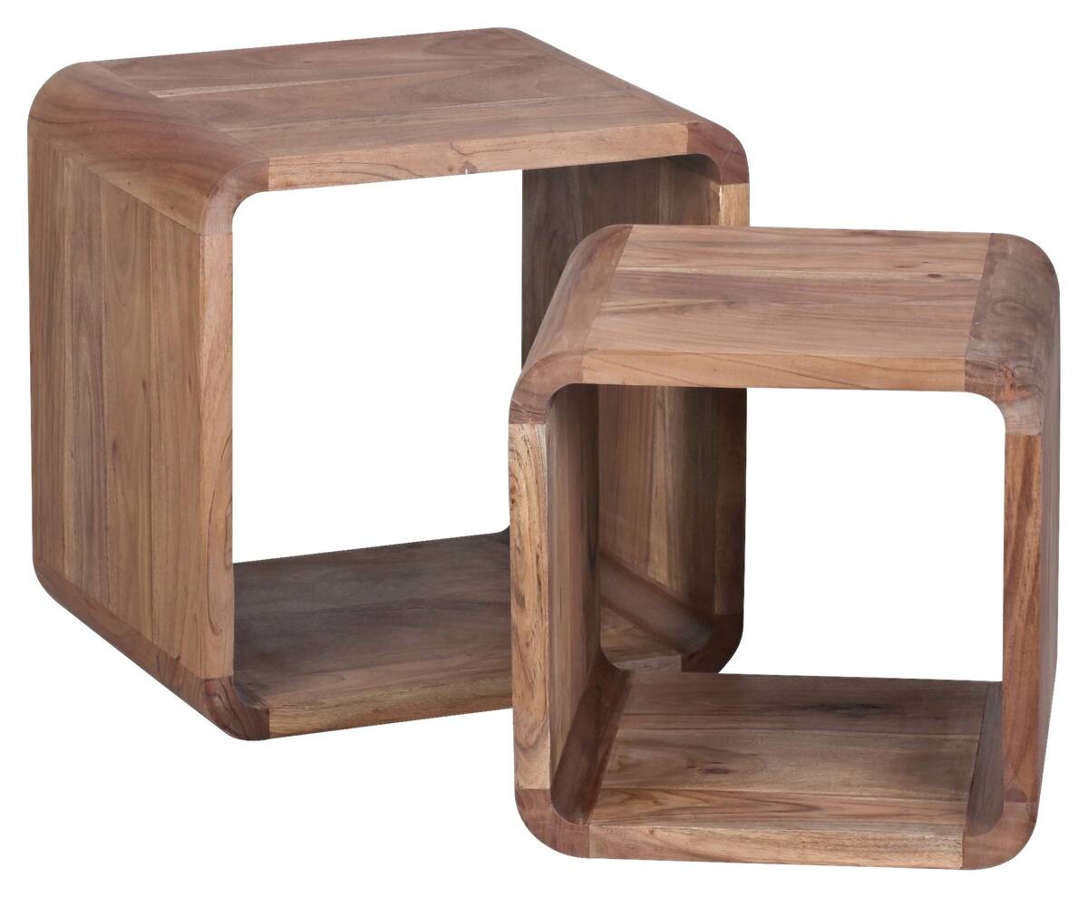 Regal 2er-Set. natur