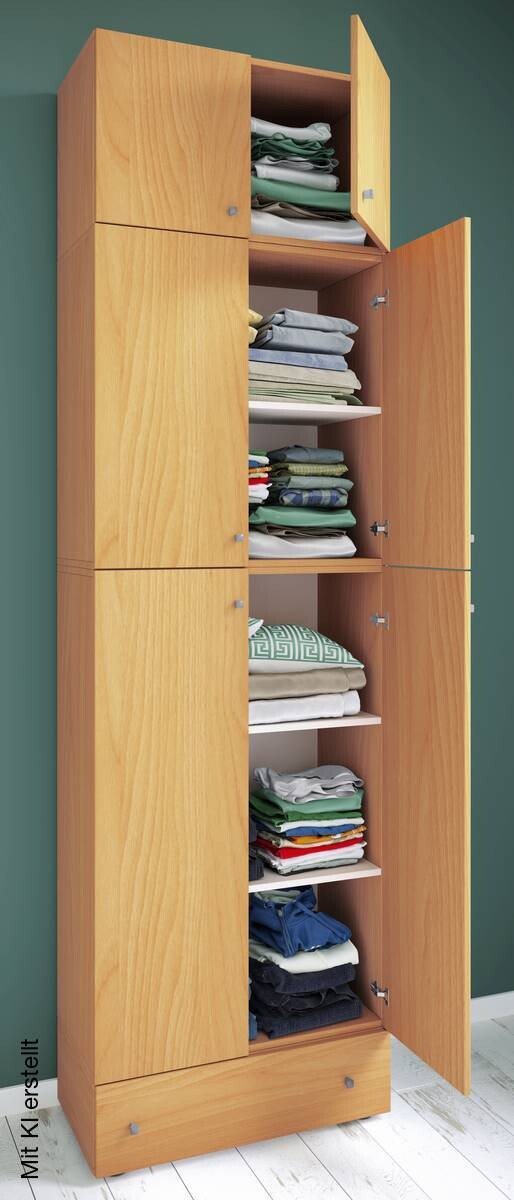 Kleiderschrank Lona buche