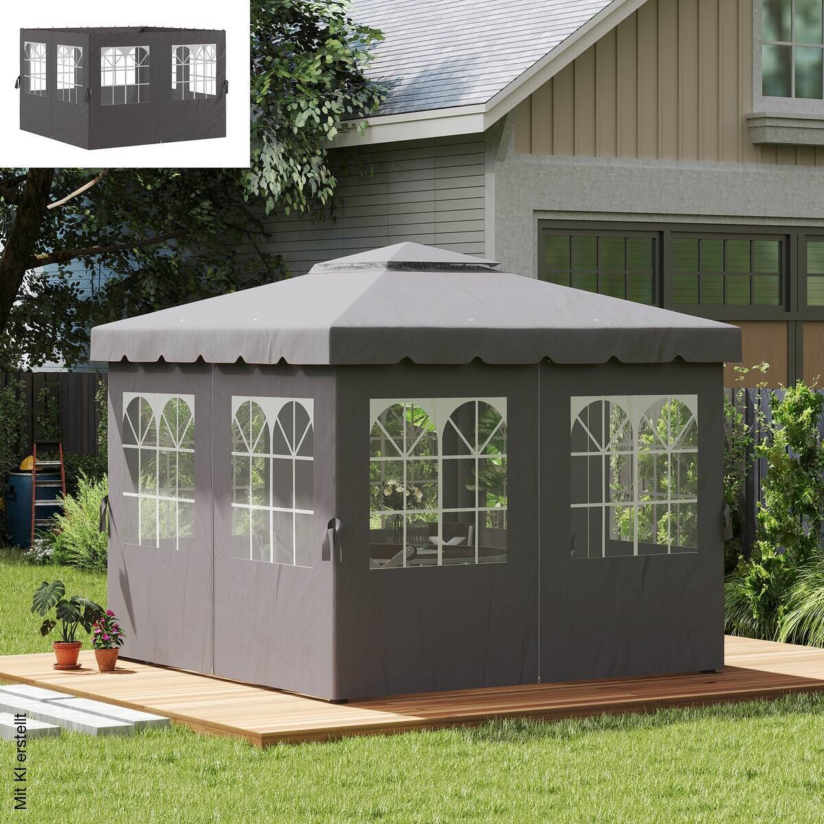 Outsunny Pavillon-Seitenteile