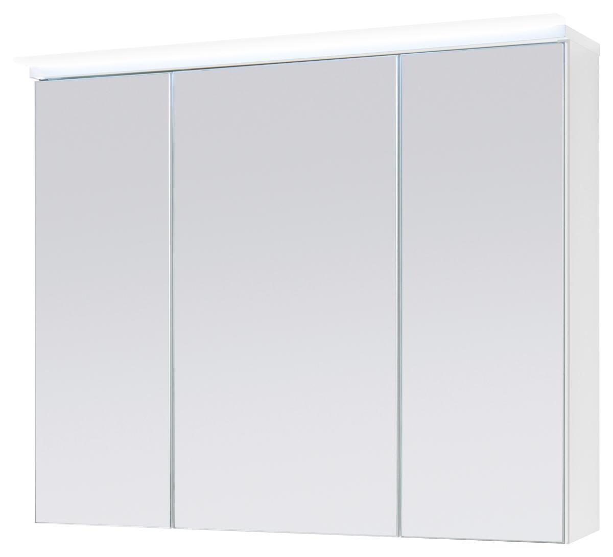 Spiegelschrank Four weiß B/H/T: ca. 80x68x23 cm