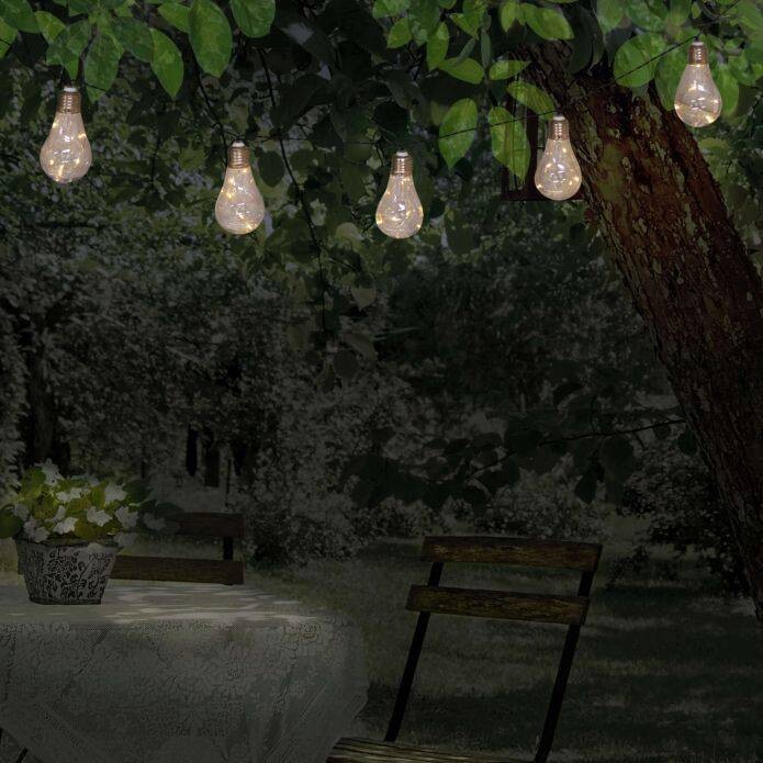 LED/Solar Lichterkette 3 m