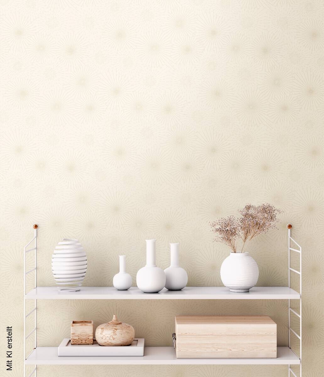 A.S.Creation Vliestapete gold creme B/H/D: ca. 53x1005x8,4 cm
