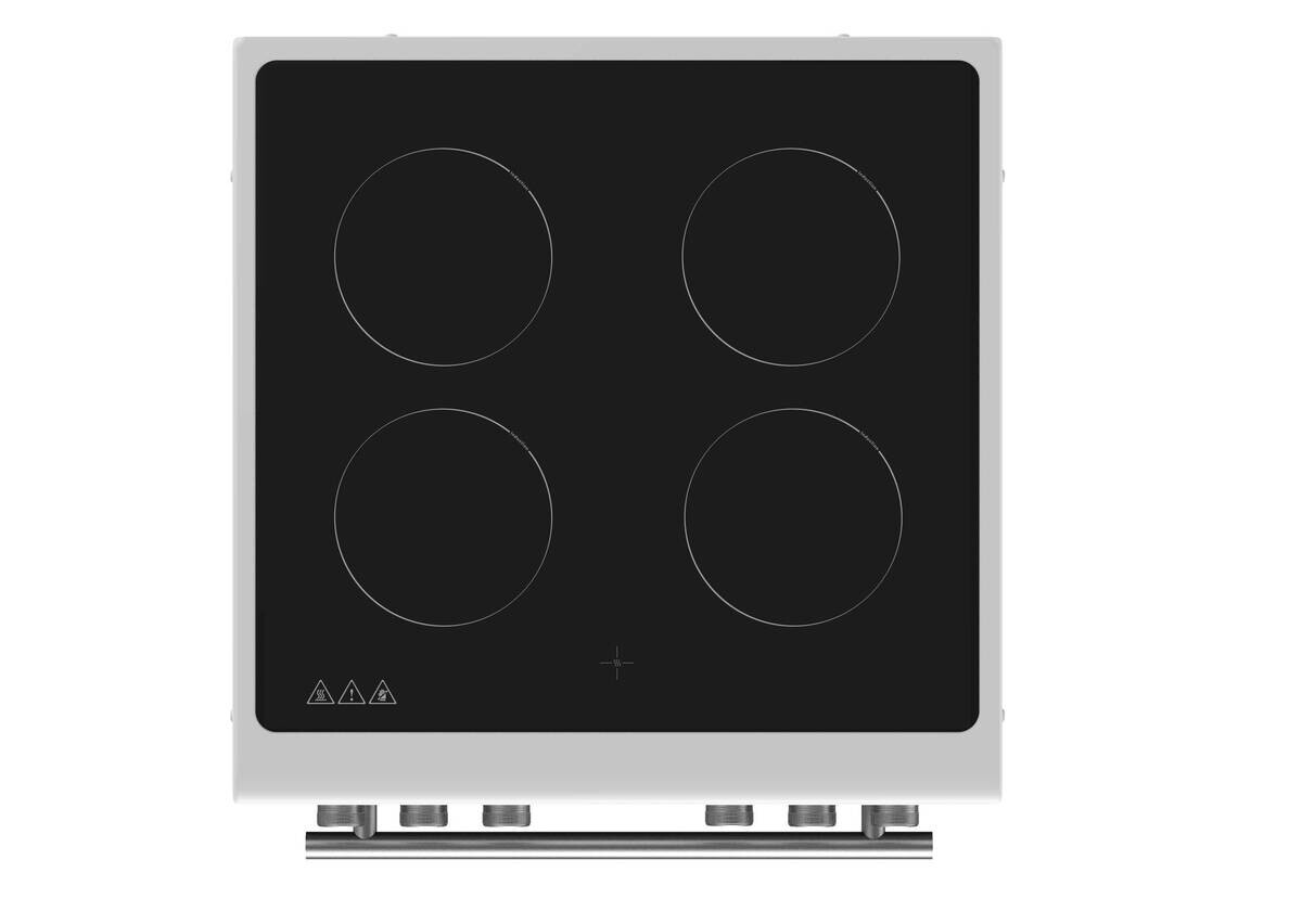 POCOline Stand-Elektroherd IK60GLKW70 weiß B/H/T: ca. 60x83x65 cm
