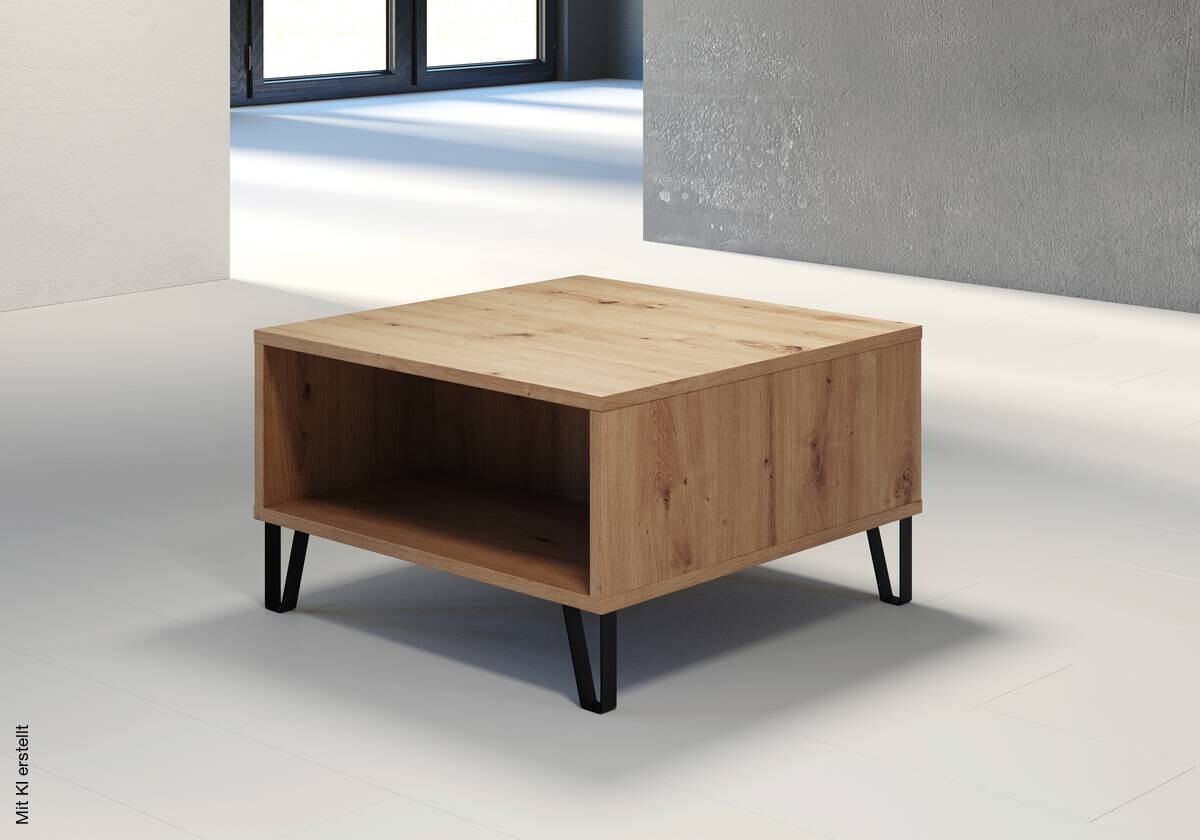 Couchtisch Touch Eiche Artisan Nachbildung B/H/T: ca. 60x37x60 cm
