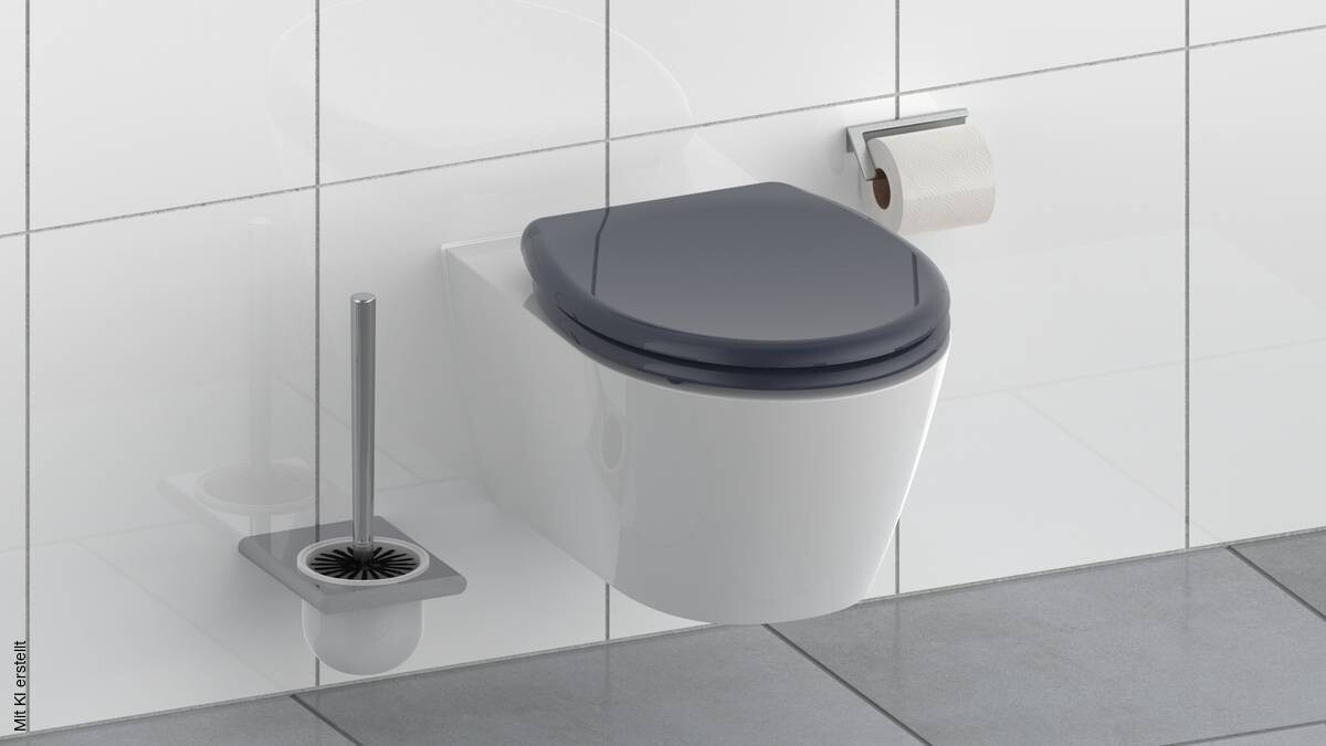 Schütte Duroplast WC-Sitz ANTHRAZIT Duroplast