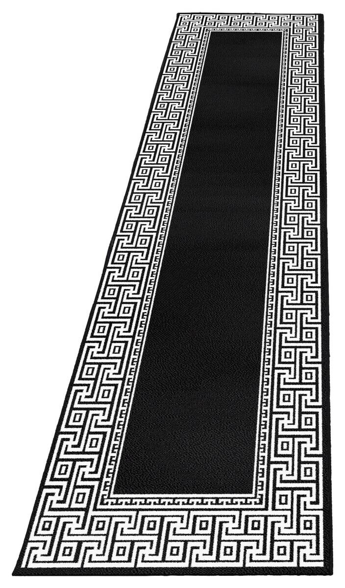 Ayyildiz Teppich PARMA schwarz B/L: ca. 80x300 cm