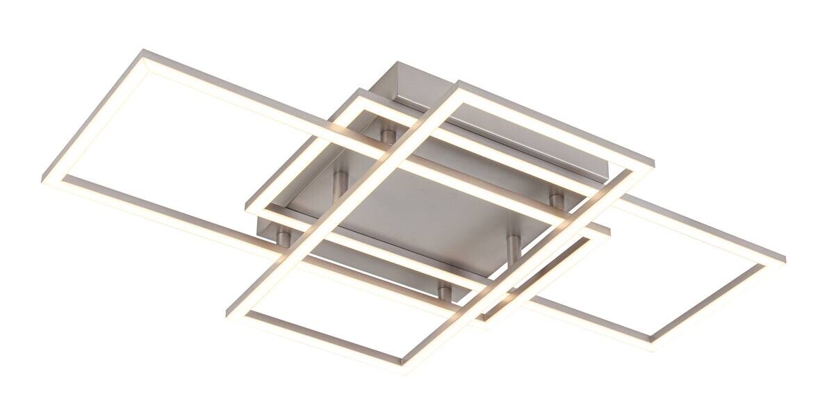 Nolo LED-Deckenleuchte Twin B/H/L: ca. 58x9,1x36 cm