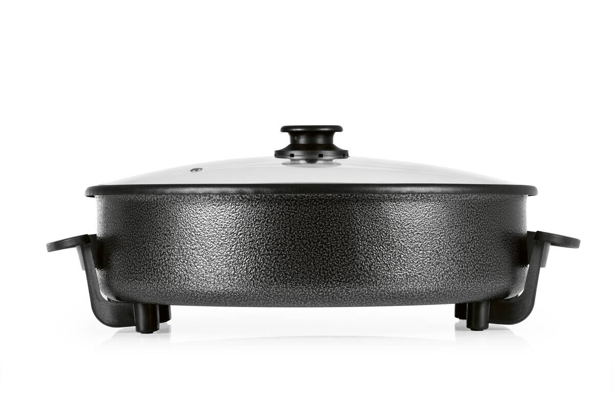 GOURMETmaxx Elektrische Party-Pfanne schwarz Edelstahl B/H/L: ca. 45x17,5x41 cm