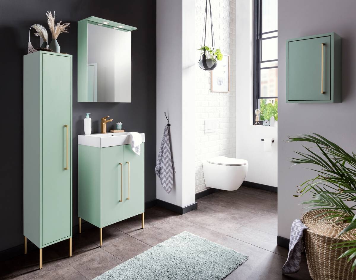 Spiegelschrank Sarah mint B/H/T: ca. 50,4x72,3x15,8 cm