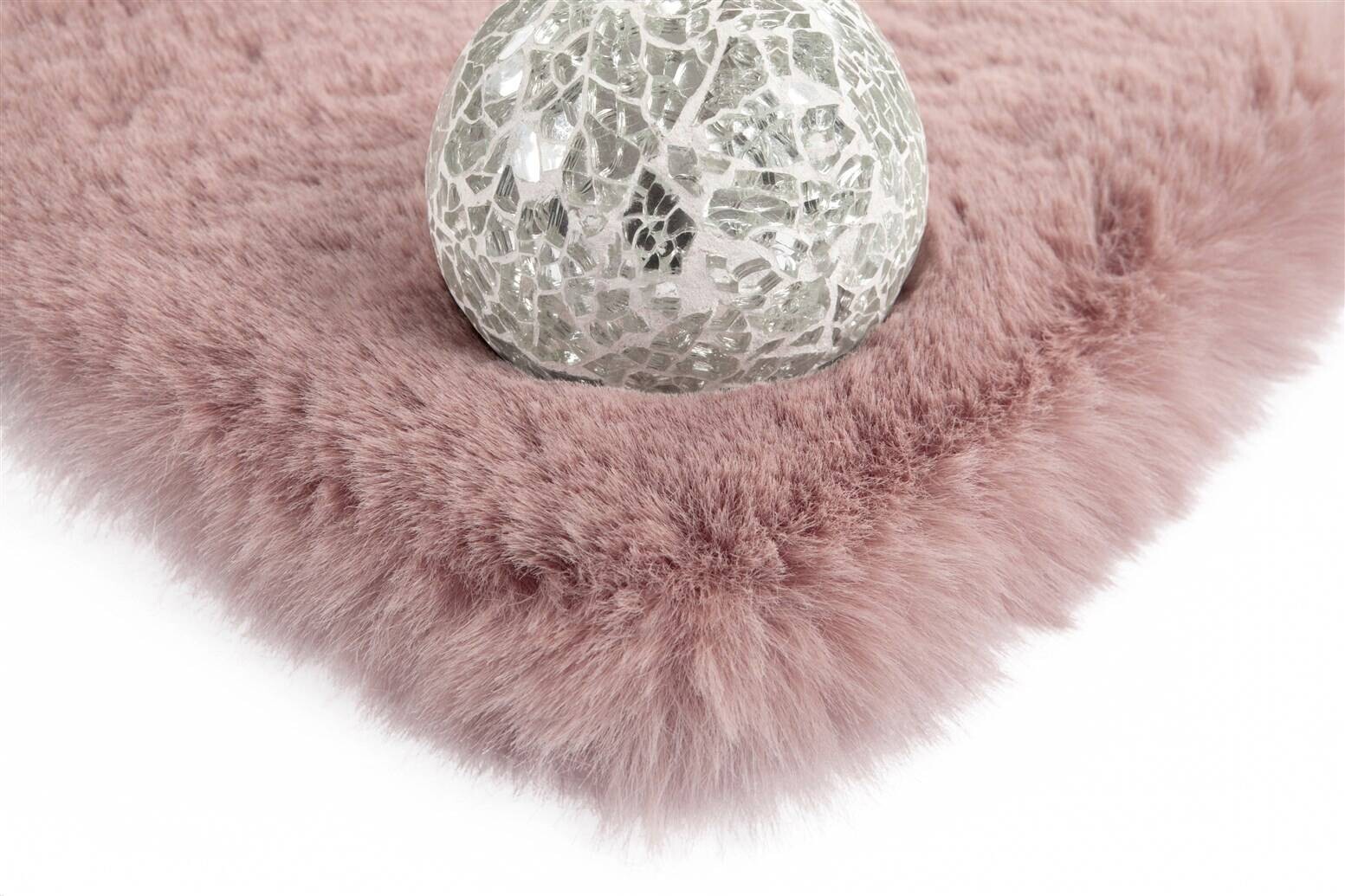 Padiro Hochflorteppich Rabbit Light 525 rosa B/H/L: ca. 200x3,6x290 cm
