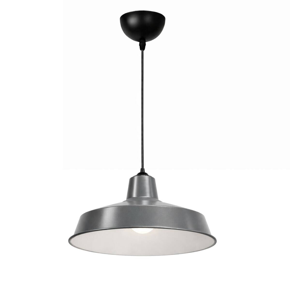 Opviq Pendelleuchte grau B/H/T: ca. 35x100x35 cm E27 1 Brennstellen