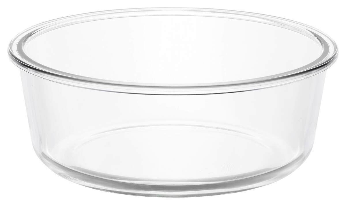 Auflaufform Glas B/H/L: ca. 19x7x19 cm