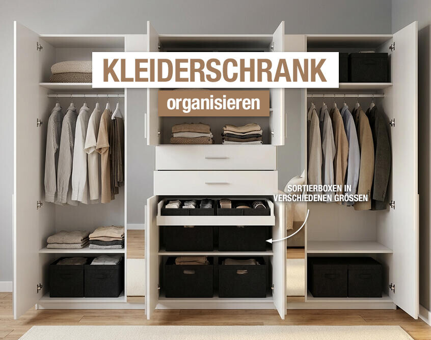 Kleiderschrank organisieren: Effektive Einräumtipps