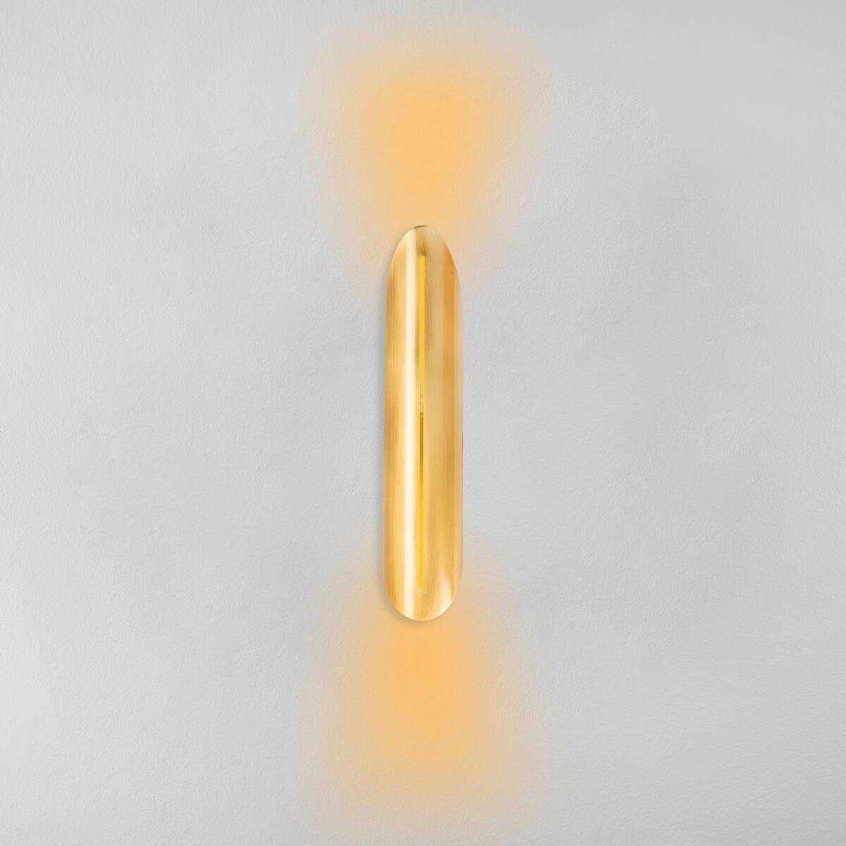 Opviq Wandleuchte gold Eisen B/H/L: ca. 13x40x8 cm E14 1 Brennstellen