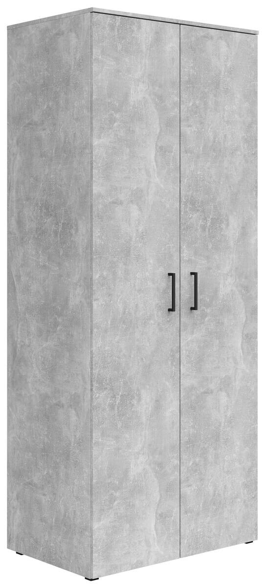 Schrank Multi-Stauraum Typ 39 Beton Optik B/H/T: ca. 80x195x52 cm
