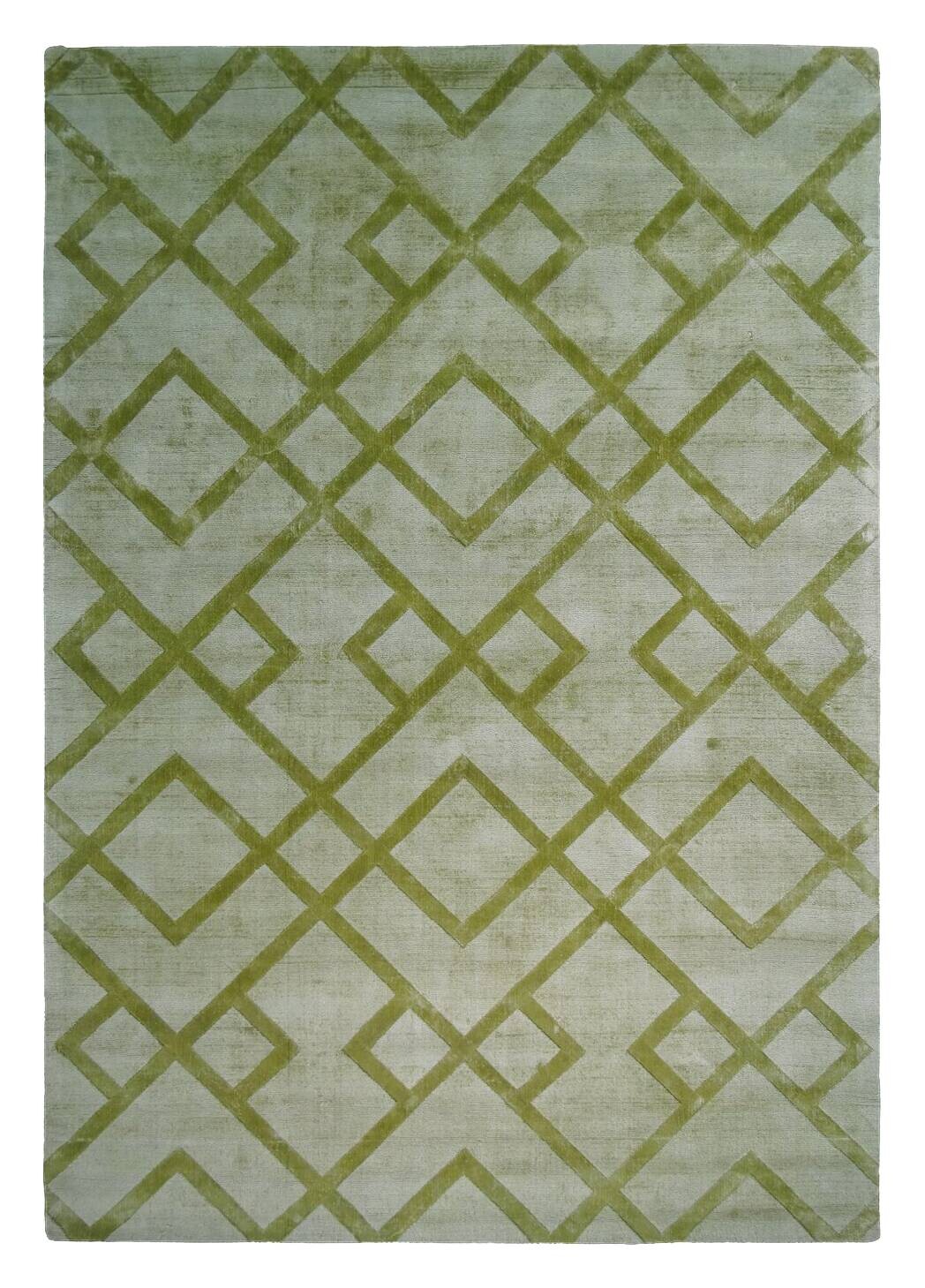 Kayoom Kurzflorteppich Luxury 310 elegant grün B/H/L: ca. 160x0,8x230 cm