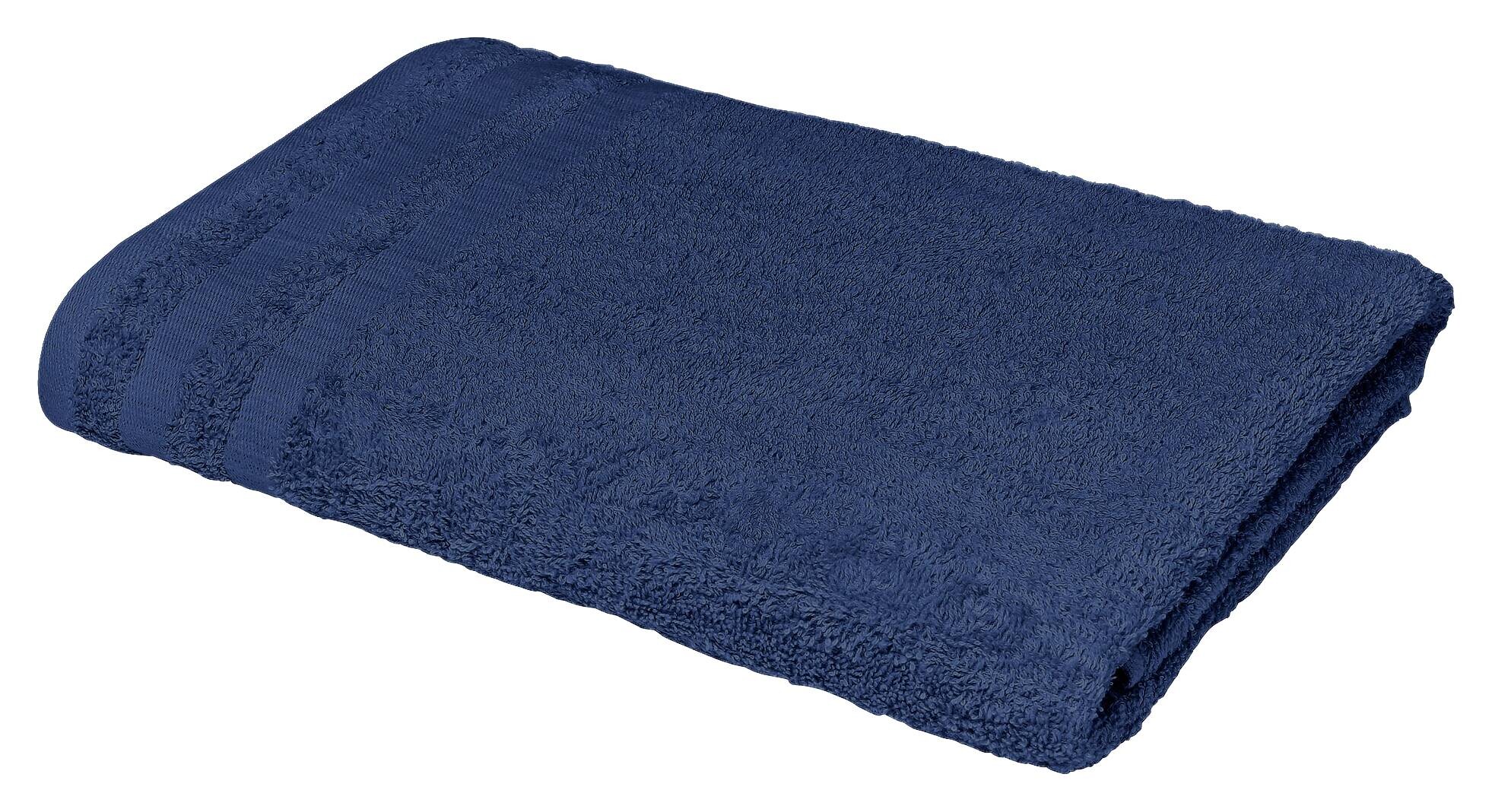 Duschtuch Miami blau 100% Baumwolle B/L: ca. 70x140 cm