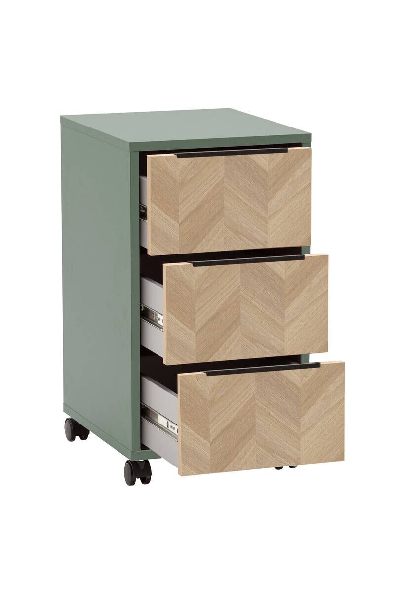 Rollcontainer Piazza Pistazie B/H/T: ca. 32,6x59,7x39,1 cm