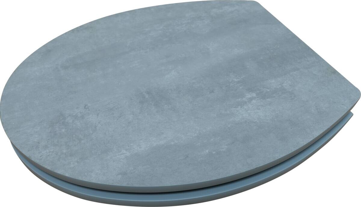 POCOline WC-Sitz Betonoptik MDF