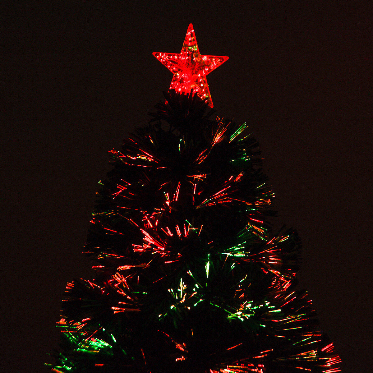 HOMCOM Weihnachtsbaum grün Metall H/D: ca. 120x60 cm