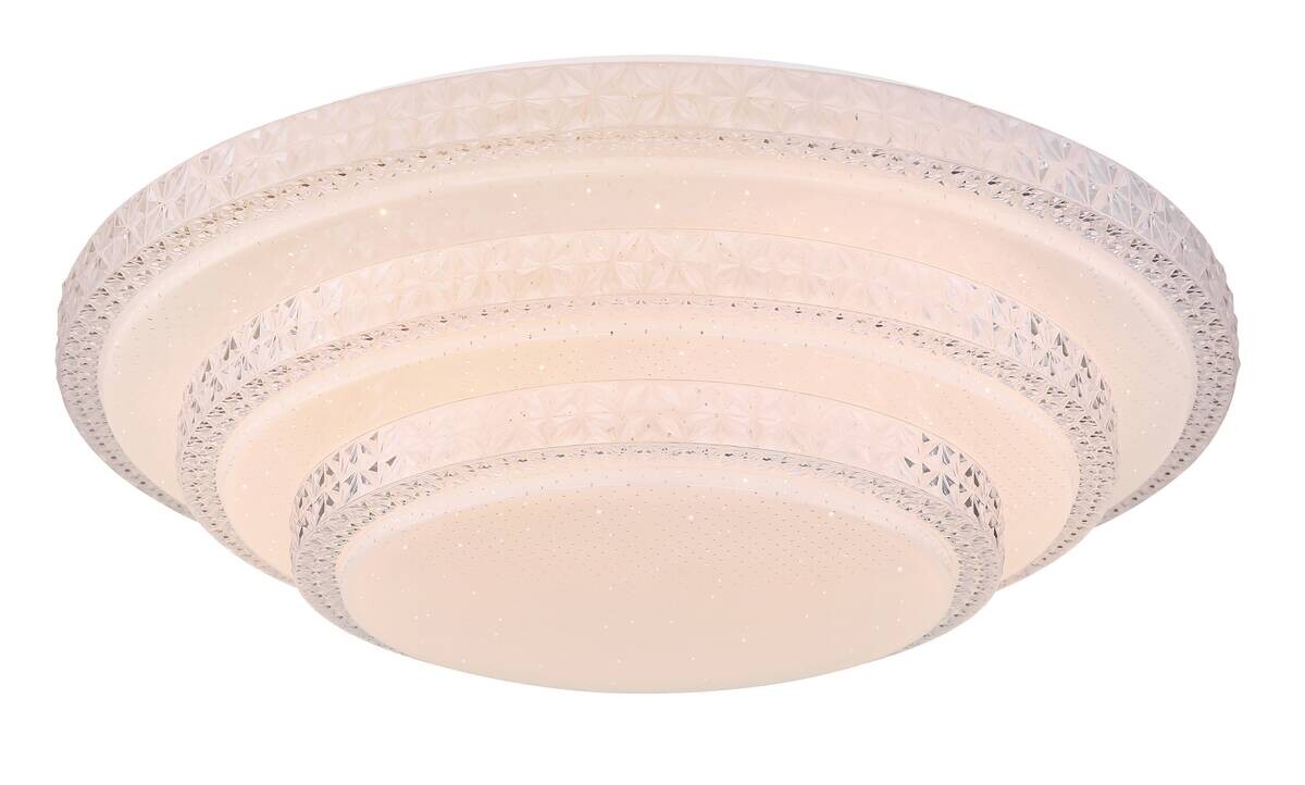 GLOBO Smarte Deckenleuchte 48005FSH-30 weiß Acryl H/D: ca. 13x50 cm