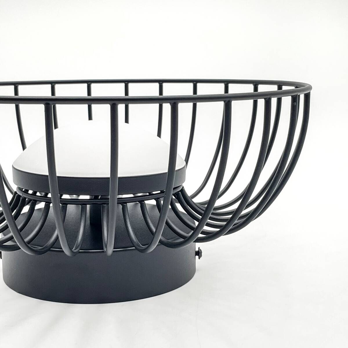 Lamkur Deckenleuchte schwarz Stahl B/H/L: ca. 27x27x17 cm