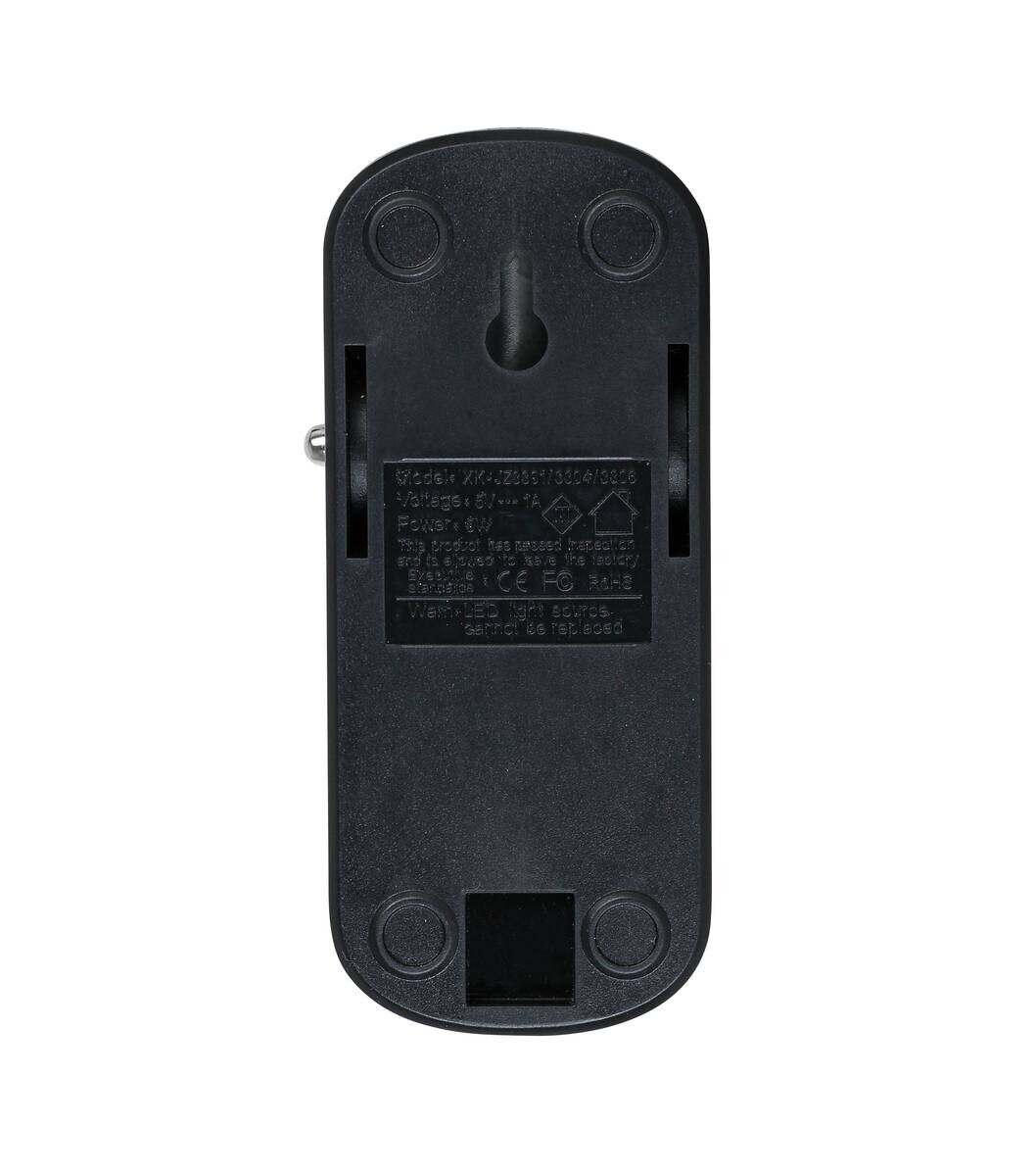 Nolo Tischleuchte Noah schwarz Kunststoff B/H/L: ca. 6,5x52x14 cm