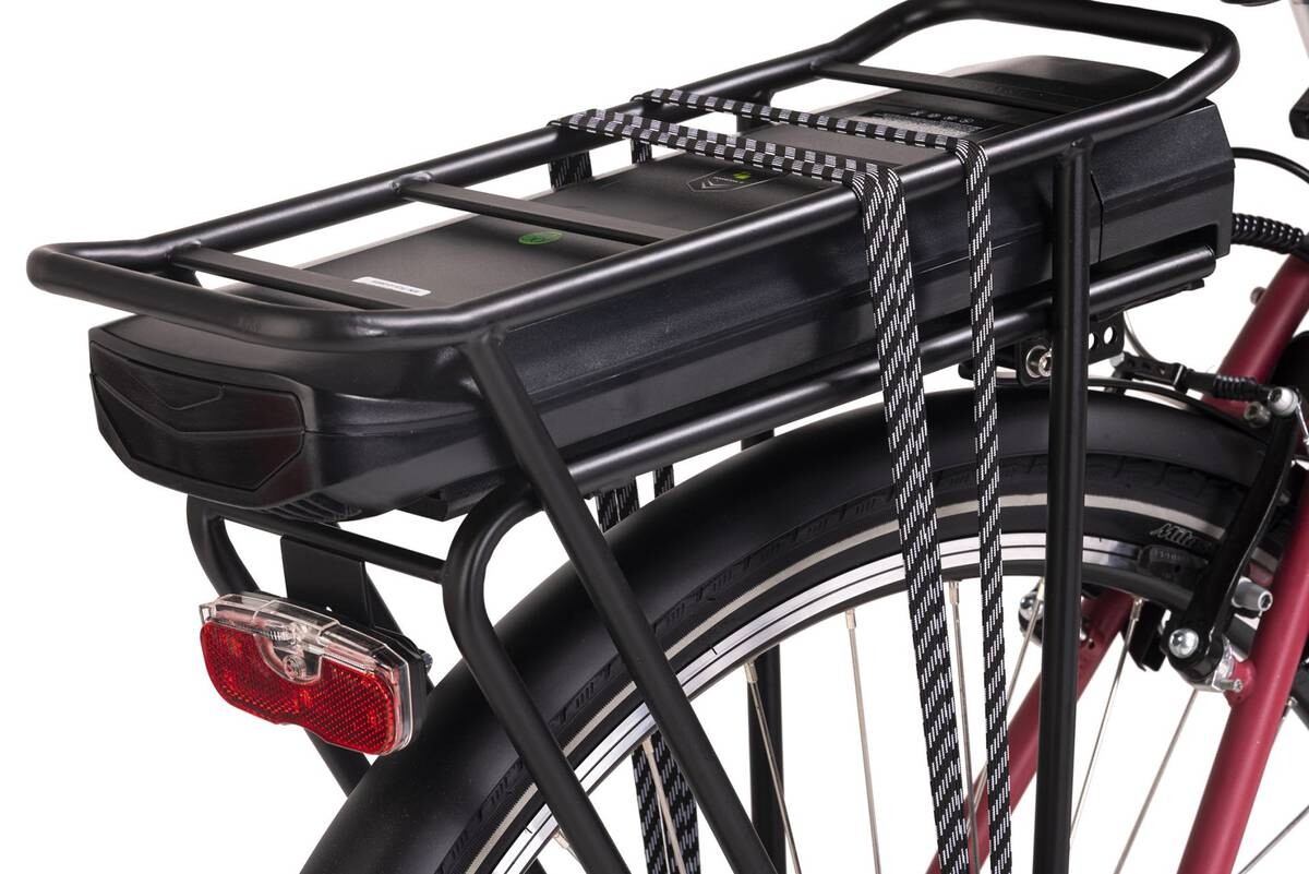 Hollandia E-Cityrad Carry on Carry on 28'' 28 Zoll Rahmenhöhe 54 cm 3 Gänge rot rot ca. 250 W ca. 36 V ca. 28 Zoll
