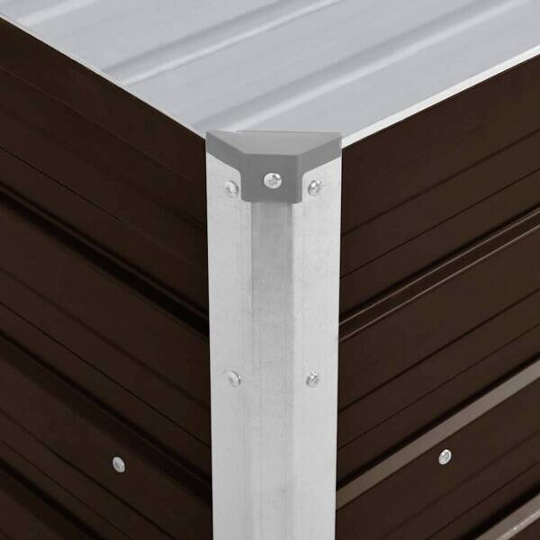 Hochbeet braun Stahl B/H/L: ca. 40x45x100 cm