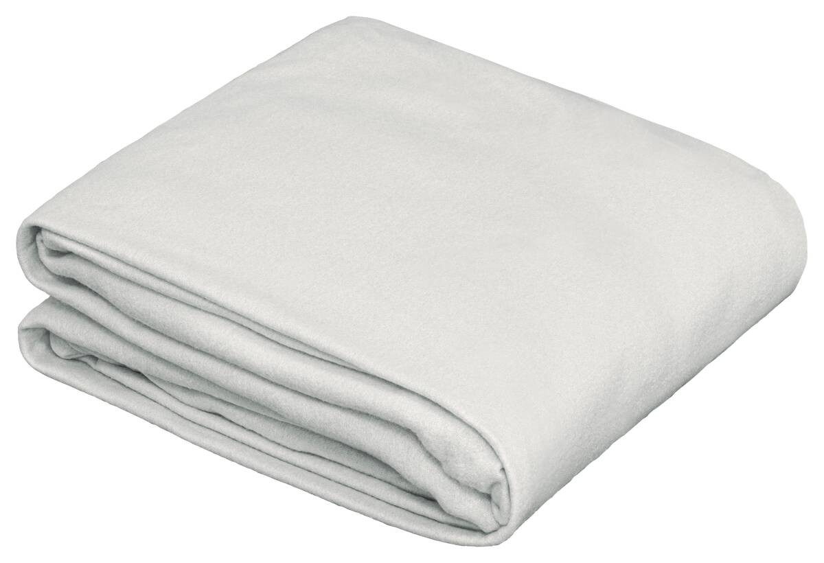 Fleece Spannbetttuch Fleece silber 100% Polyester B/H/L: ca. 150x28x200 cm
