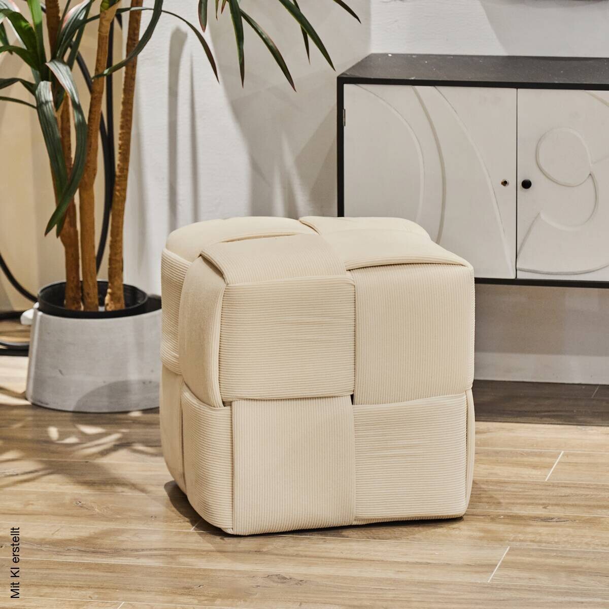 POCOline Sitzhocker beige