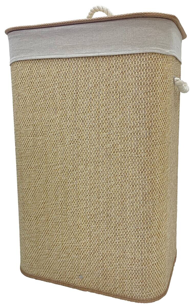 Wäschekorb natur Bambus B/H/T: ca. 40x60x30 cm