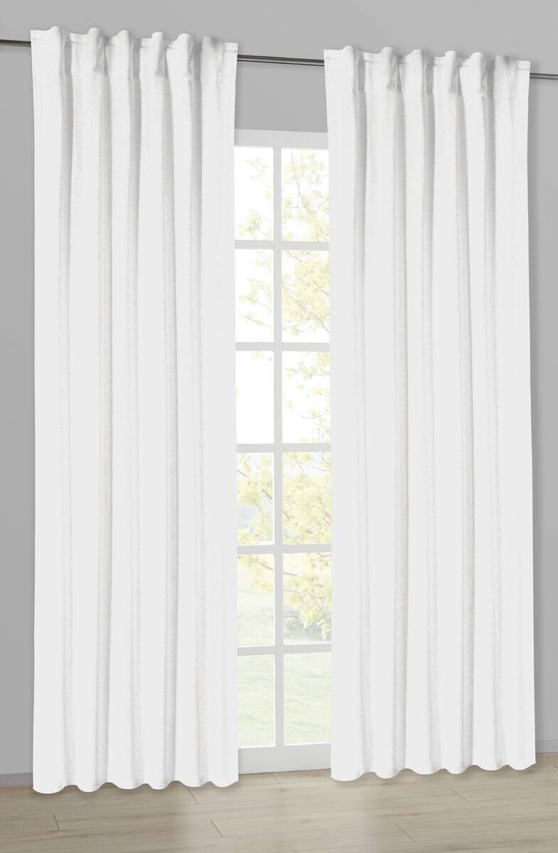 POCOline Kombivorhang Ulrich weiß B/L: ca. 135x245 cm