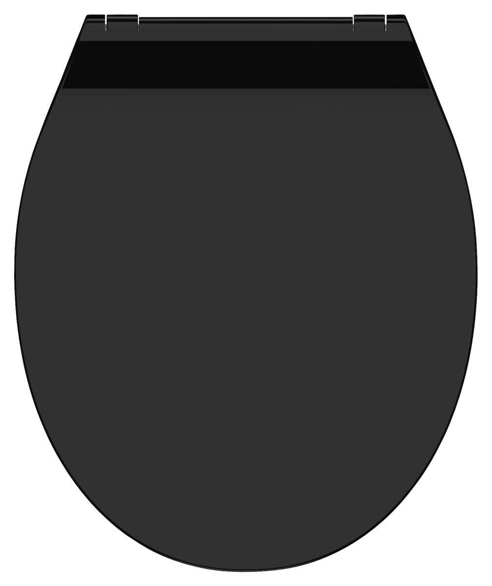 Eisl WC-Sitz Slim Black Duroplast