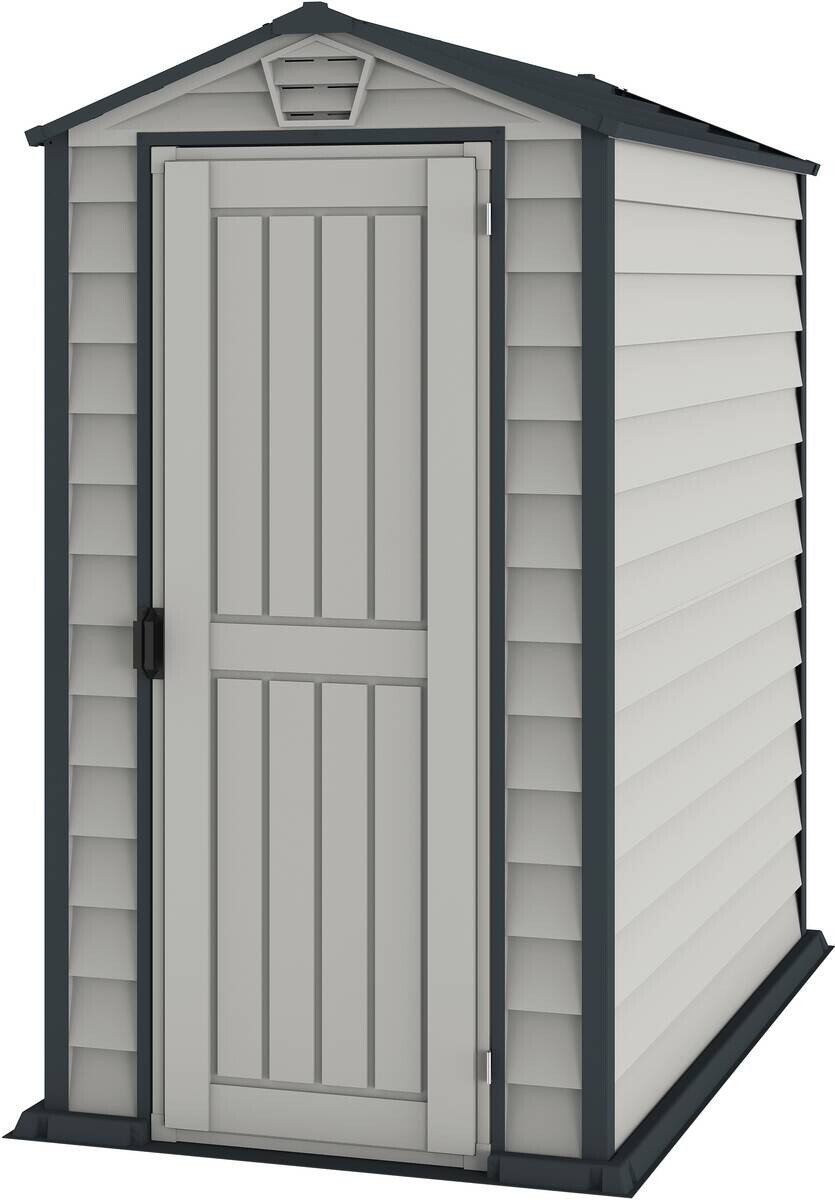 VCM Gerätehaus grau B/H/L: ca. 104x192x180 cm