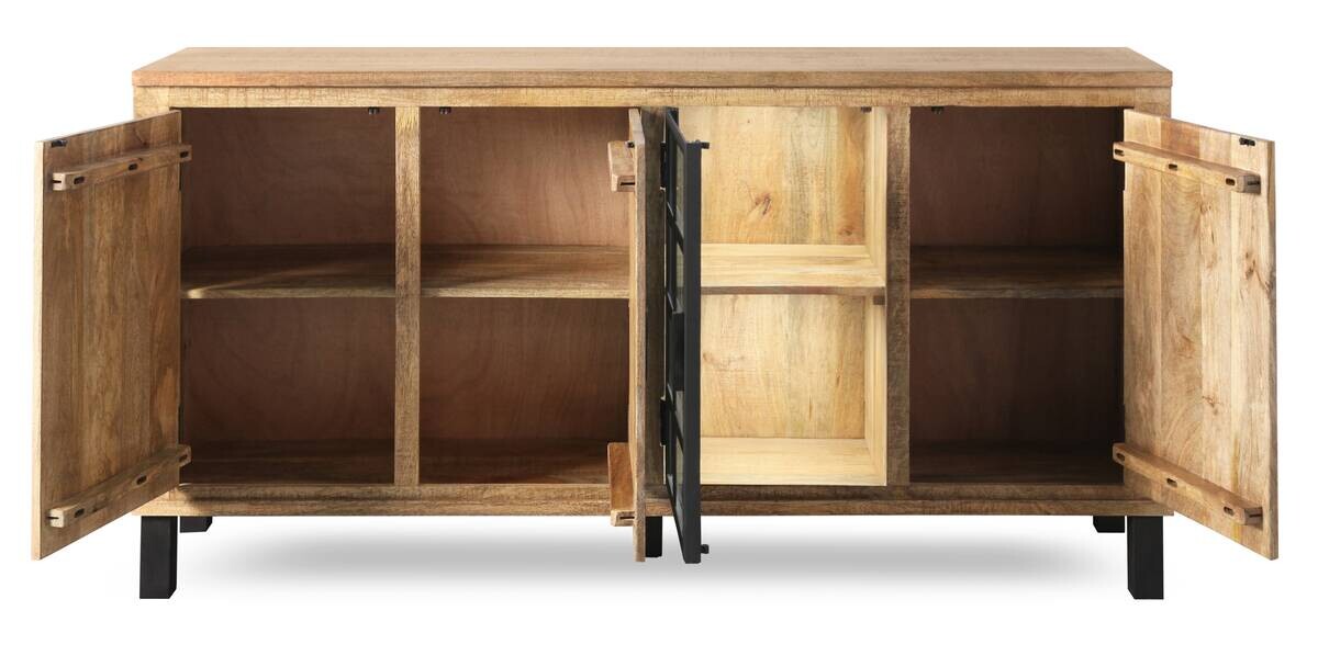 Sideboard Kali latte Mango B/H/T: ca. 145x90x40 cm