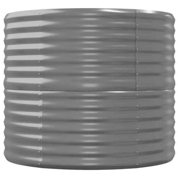Hochbeet grau Stahl B/H/L: ca. 80x68x152 cm