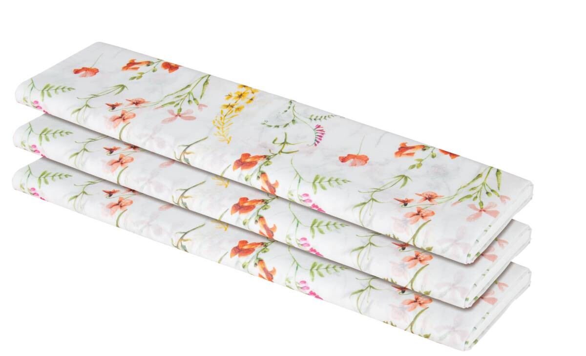 Dekostoff rot multicolor 100% Polyester B: ca. 140 cm