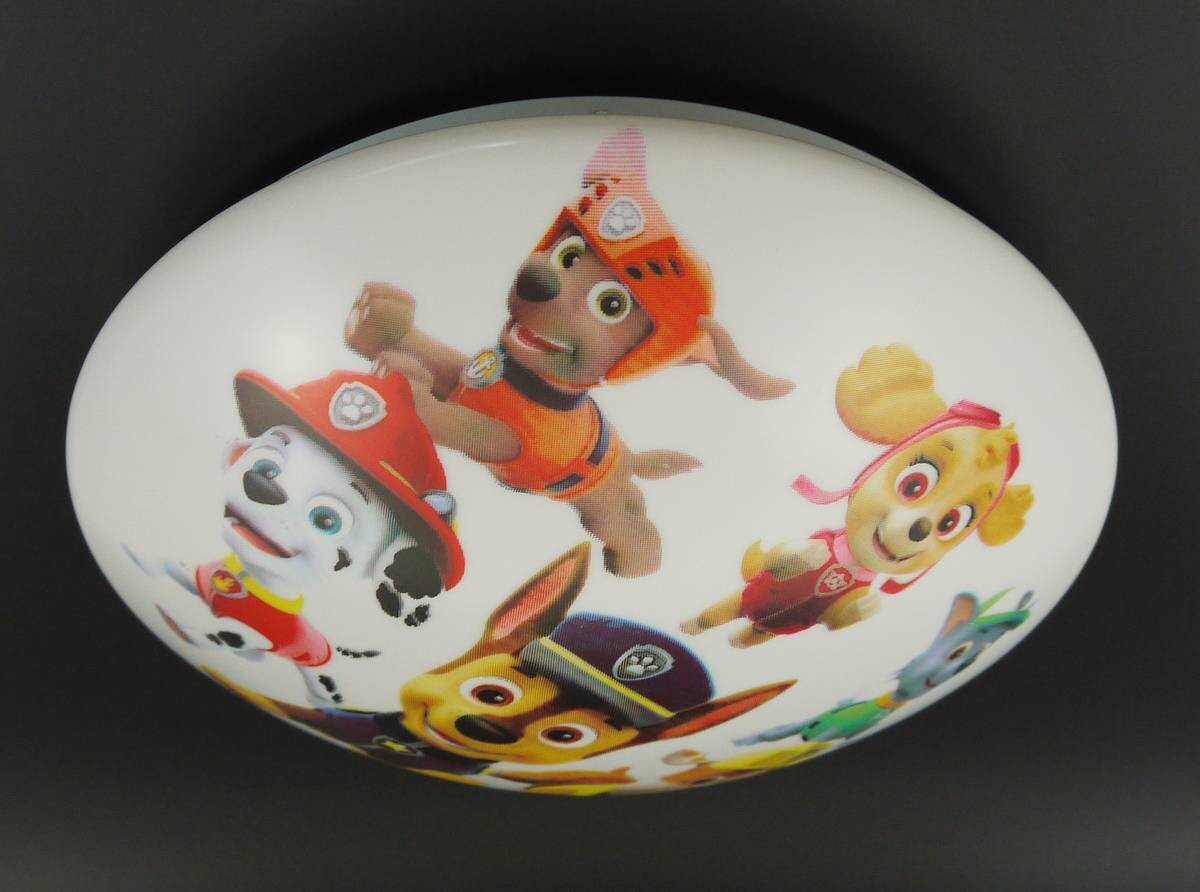 Niermann Kinderdeckenleuchte Paw Patrol multicolor Kunststoff H/D: ca. 10x36 cm E27 1 Brennstellen