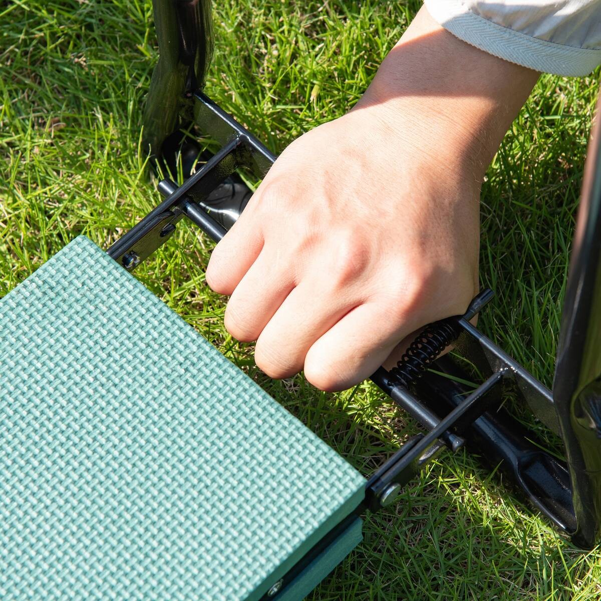 Outsunny Kniebank schwarz B/H/L: ca. 28x49x58 cm