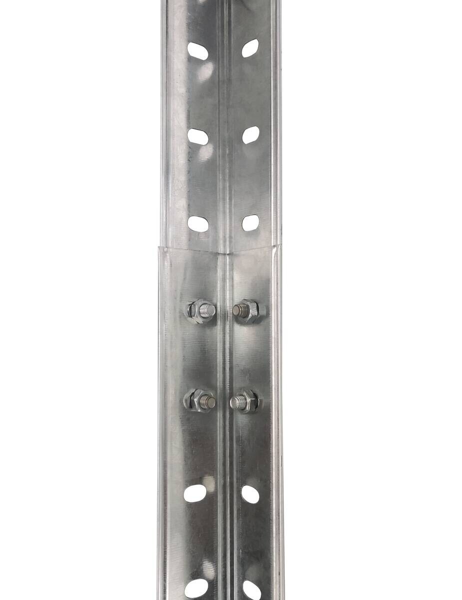 Schraubregal verzinkt B/H/T: ca. 90x180x60 cm