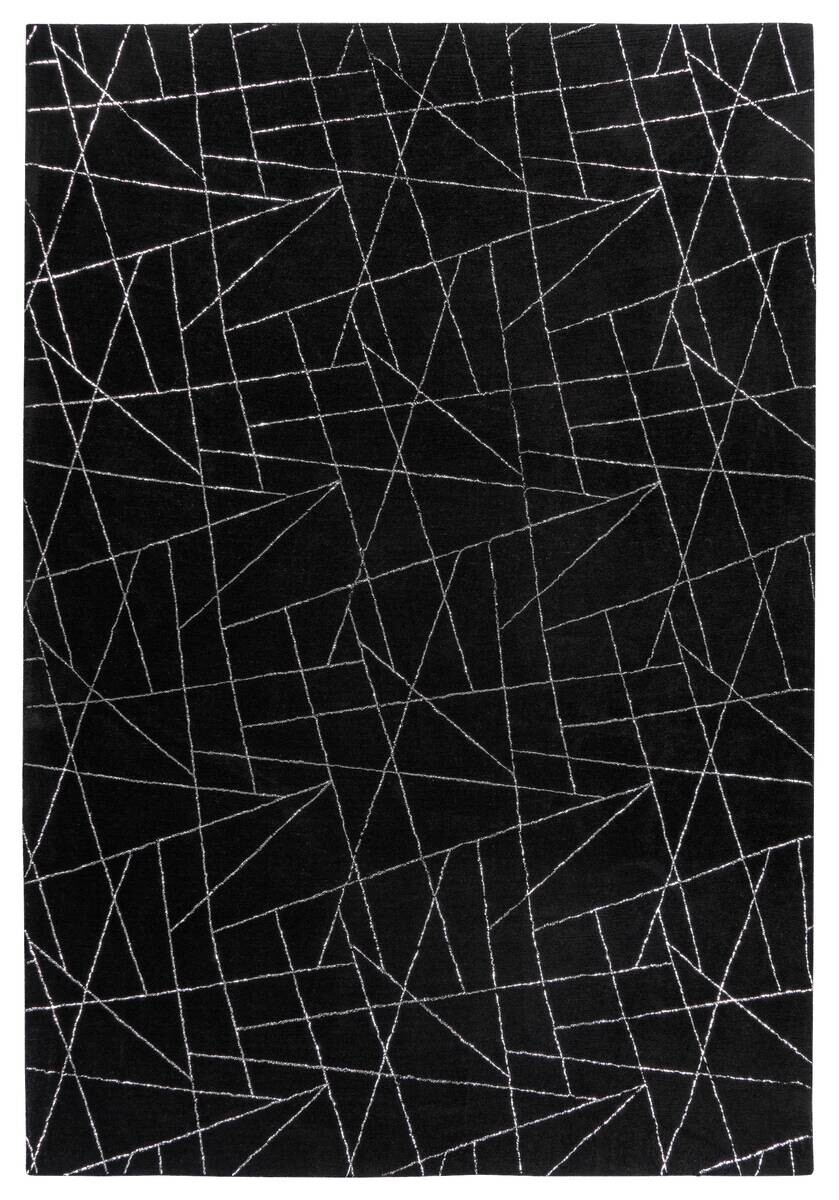 360Living Teppich Bijou schwarz B/L: ca. 120x170 cm