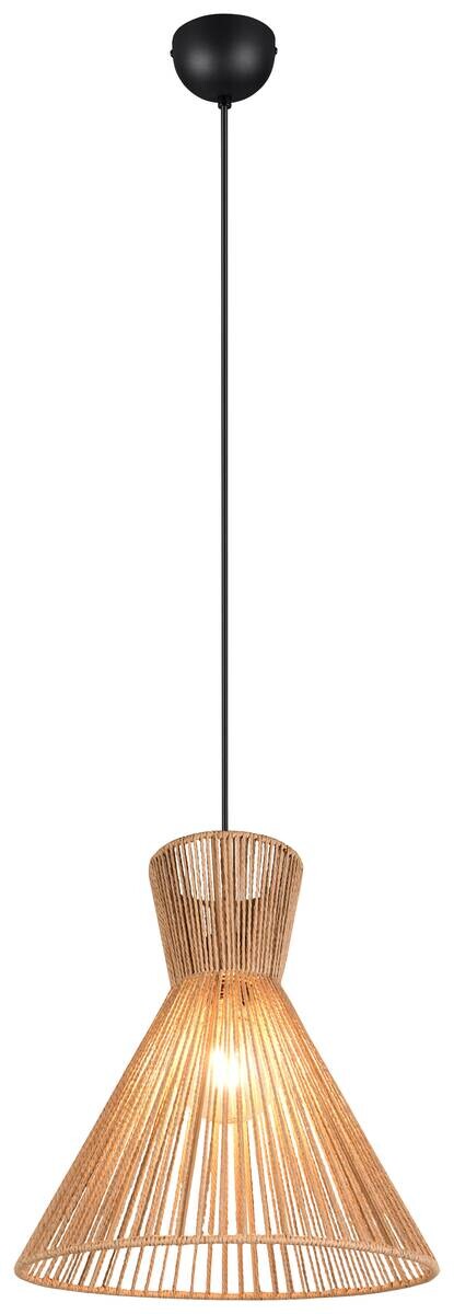 Reality Pendelleuchte schwarz Metall H: ca. 150 cm E27 1 Brennstellen