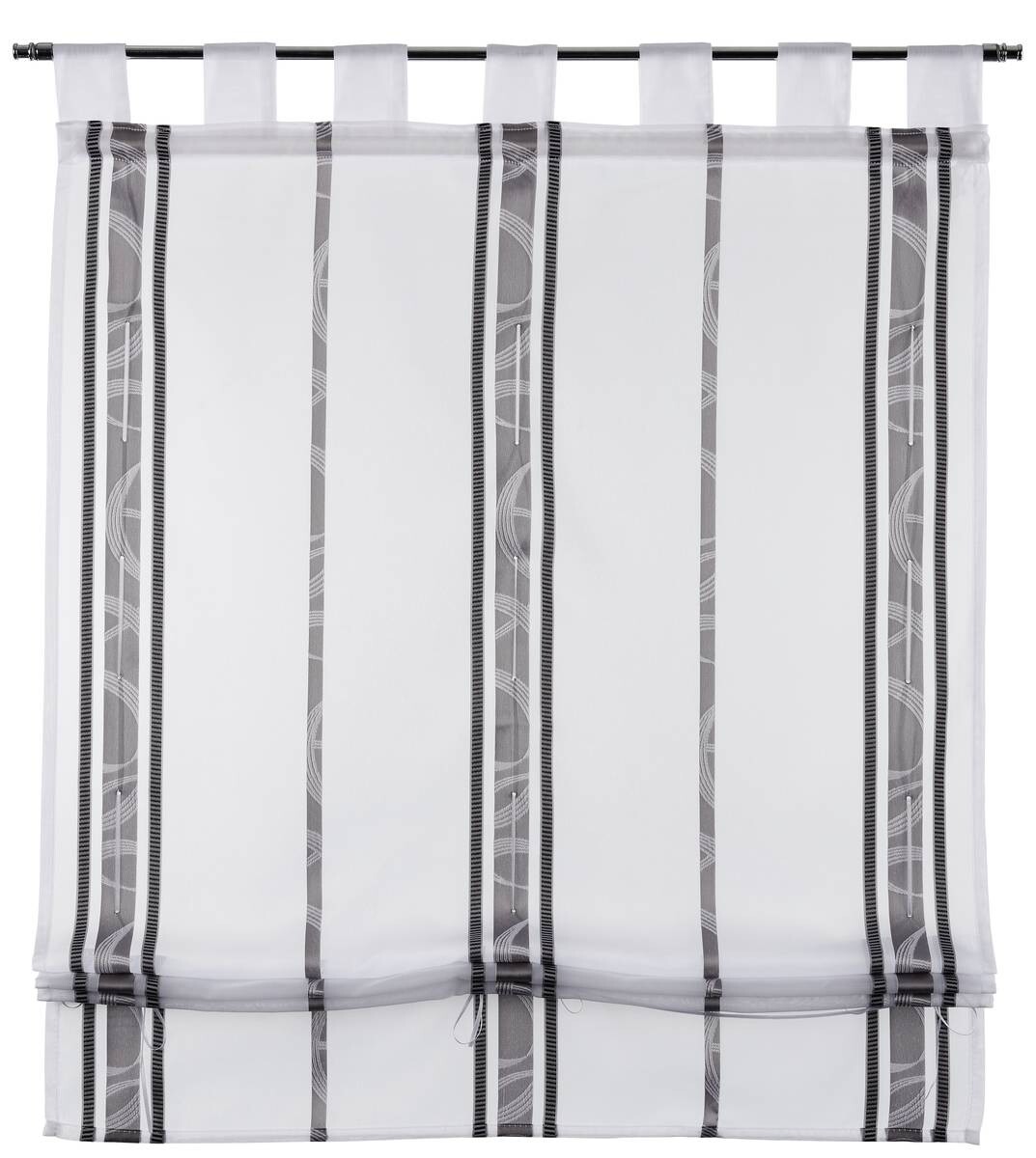 POCOline Bändchenrollo Klara grau B/L: ca. 80x140 cm